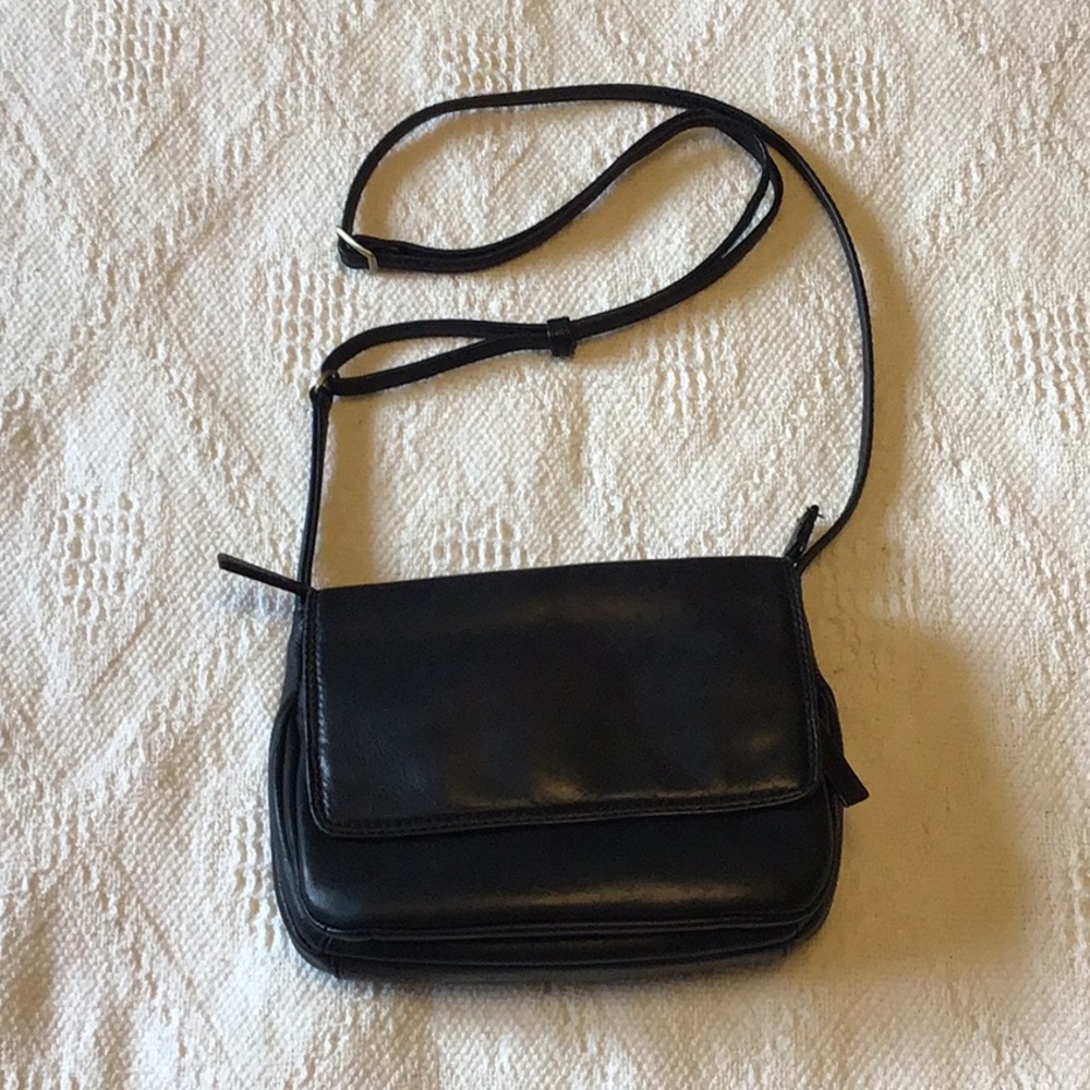 Derek Alexander small leather crossbody purse.